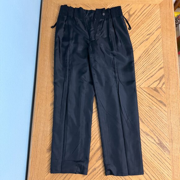 Liz Claiborne 2 Piece Pinstripe Silk Pant Suit Set Size 10 - Picture 14 of 16